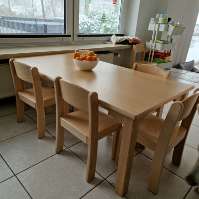 Essen und Basteln